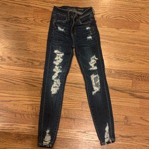 American Eagle high rise jeggings  Size 00 short
